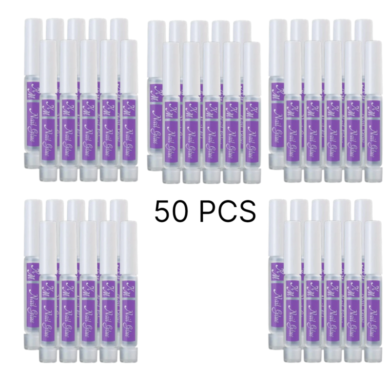 KM Nail Tip Glue - 50pcs