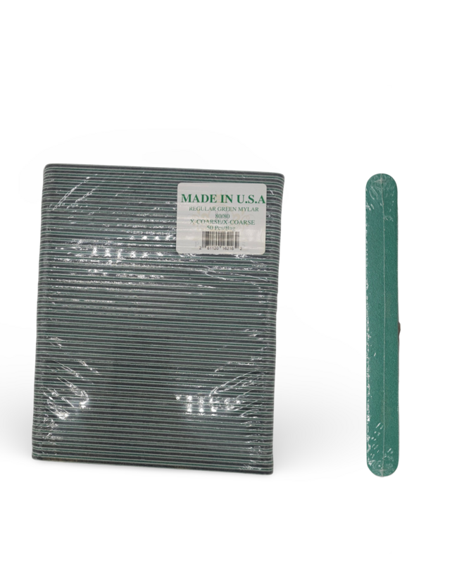 Regular Green Mylar (X-Coarse) - 80/80 grit - Pack of 50