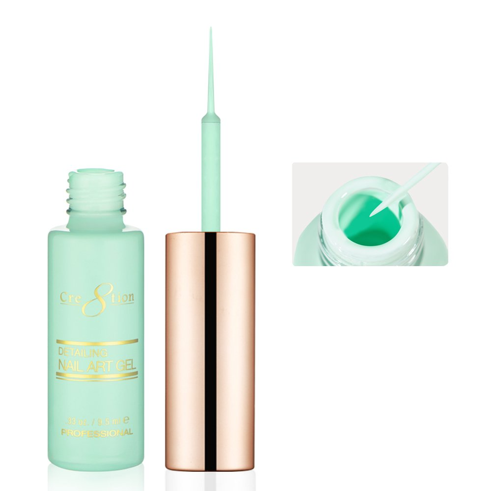 68 Frosty Green - Cre8tion Nail Art Gel