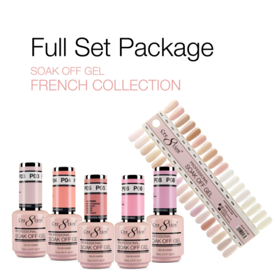 Cre8tion French Gel - 36 Colors - FULL COLLECTION