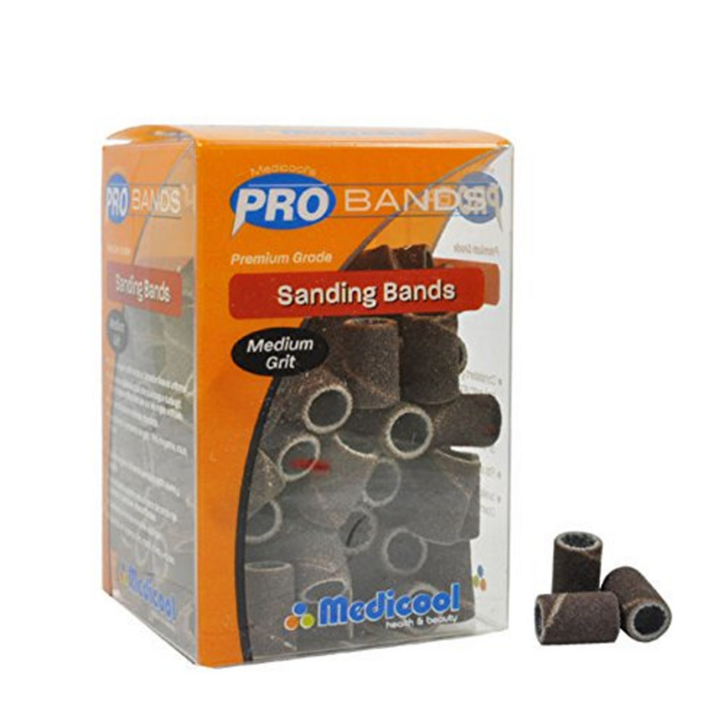 ​​Brown Sanding Bands / 100 pcs (Medium)