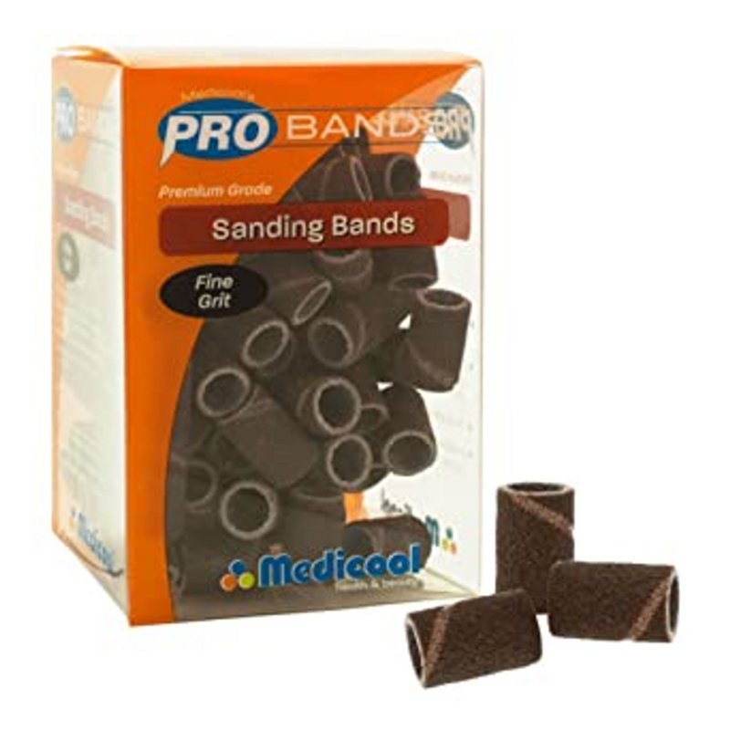 ​​Brown Sanding Bands / 100 pcs (Fine)