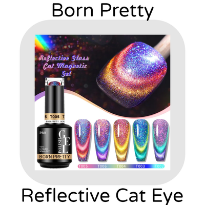 Born Pretty Reflective Glass Cat Eye Gel