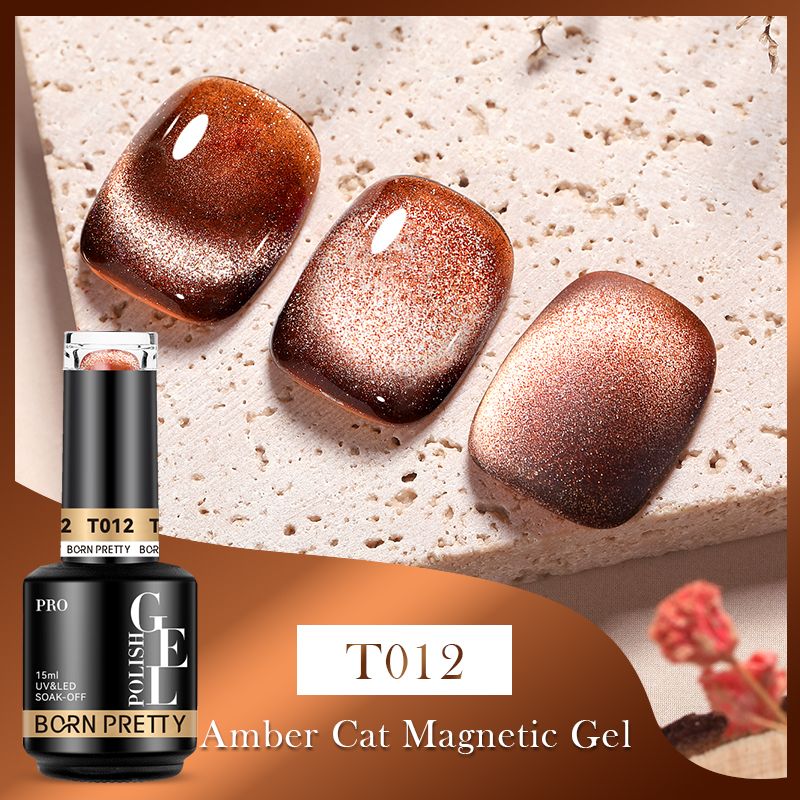 Born Pretty Amber Cat Magnetic Gel - T012
