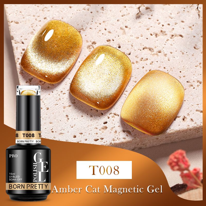Born Pretty Amber Cat Magnetic Gel - T008