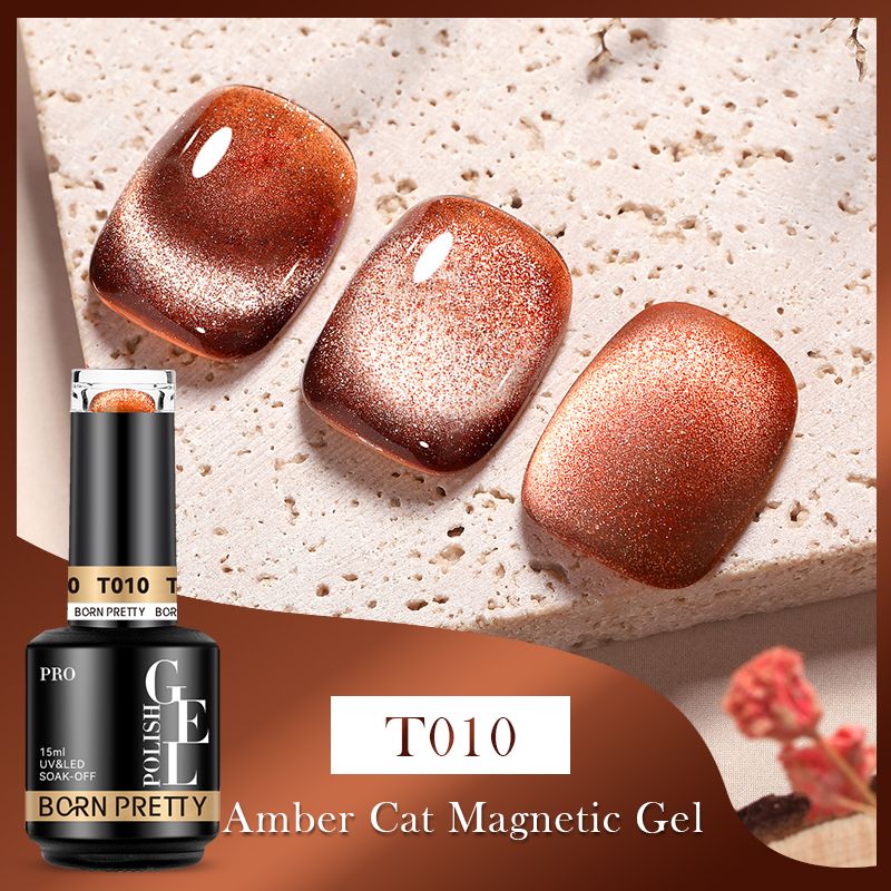 Born Pretty Amber Cat Magnetic Gel - T010