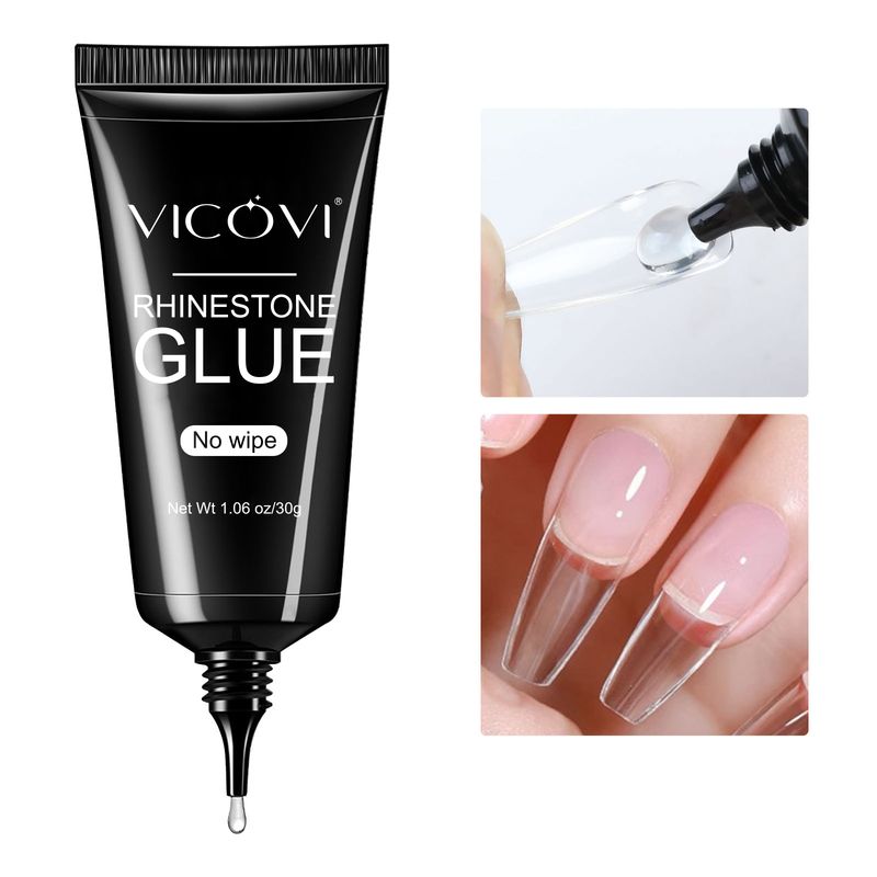 No-Wipe Nail Rhinestone Glue