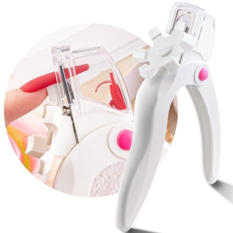 Tip Cutter with Measure & Catcher - WHITE