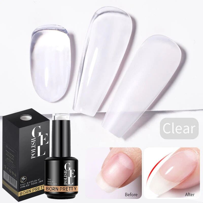 Clear - Born Pretty Rubber Base Gel