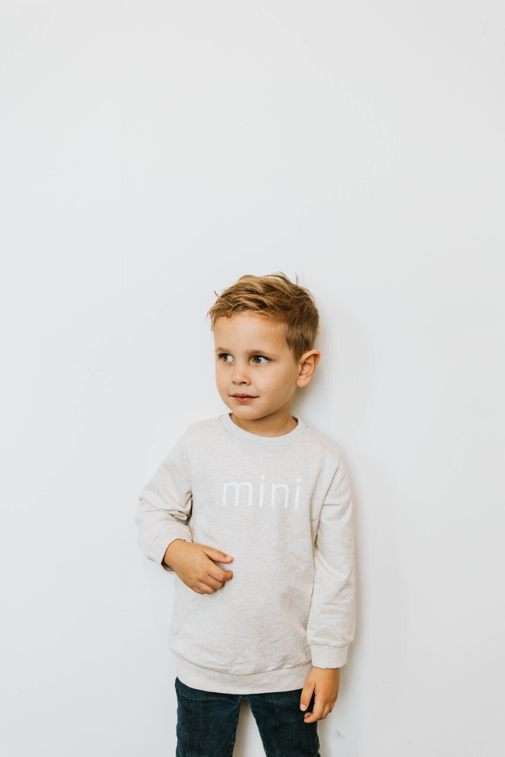 Mini Crewneck/Oatmeal