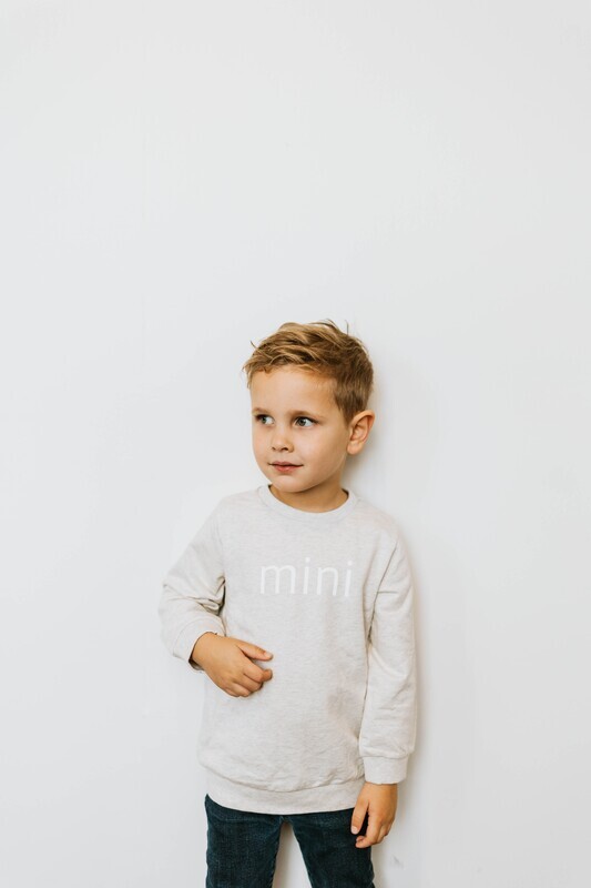 Mini Crewneck/Oatmeal