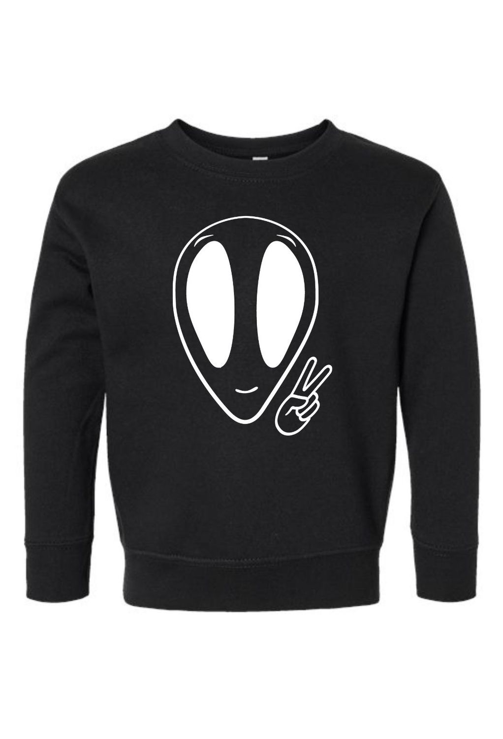 Alien Crewneck Sweatshirt/Kids, Size: 2T