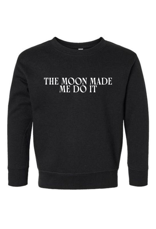 Moon Made Me Crewneck/Kids