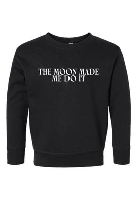 Moon Made Me Crewneck/Kids