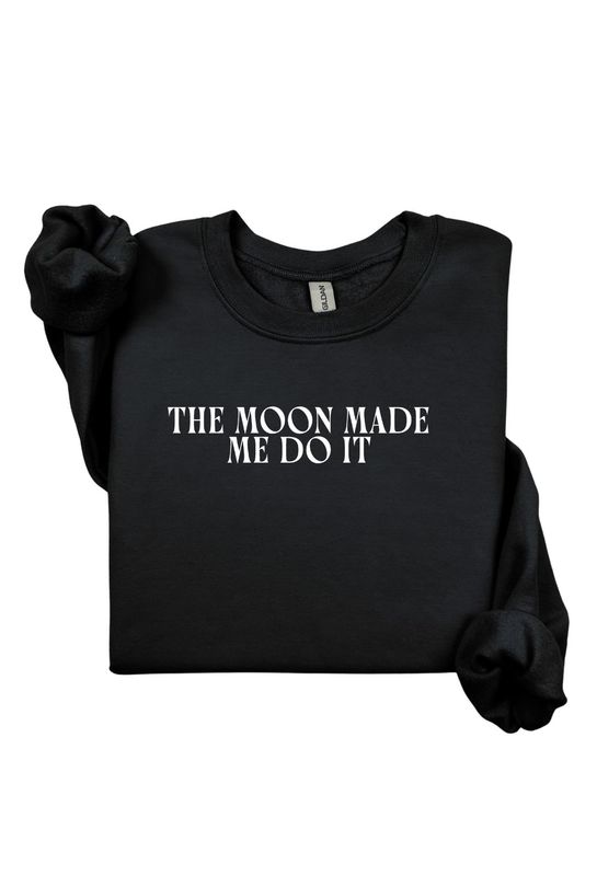 Moon Made Me Crewneck Sweatshirt/Adult