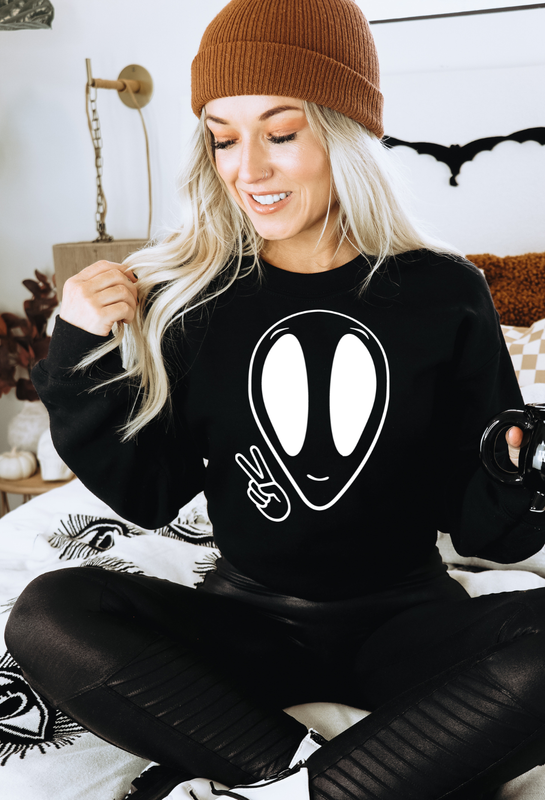 Alien Crewneck Sweatshirt/Adult