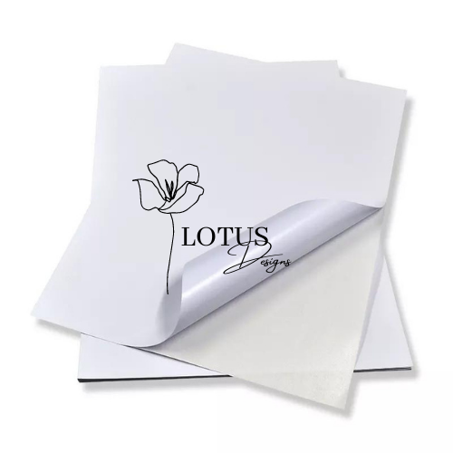 Printable White Matte Photo Sticker Paper/Vinyl- 10 Pack