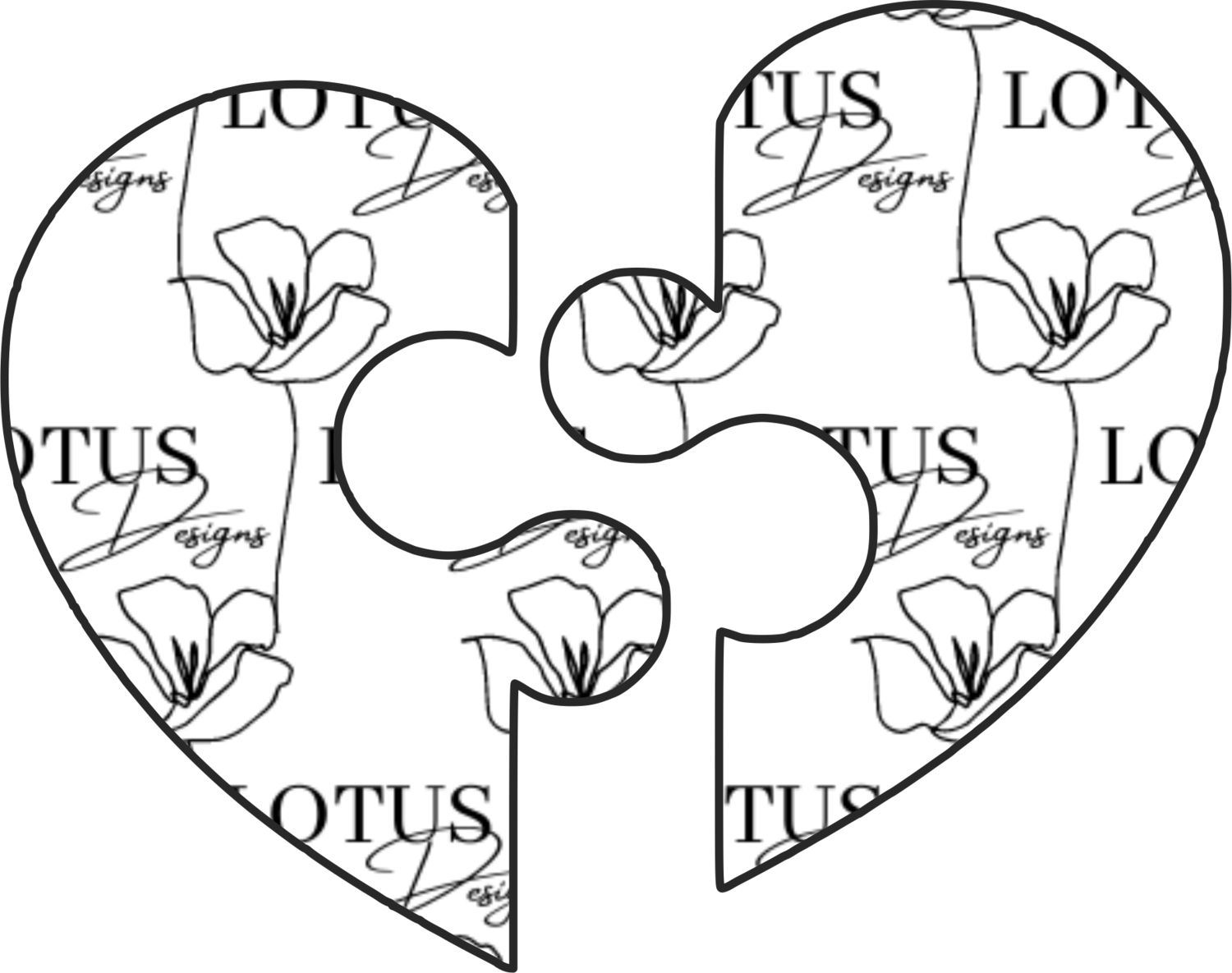 Acrylic Blank Heart Puzzle Pieces 90x65x2mm acrylic-blank-heart-puzzle-pieces-90x65x2mm