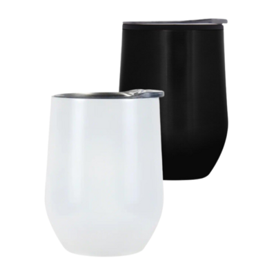 Double Wall Stainless Steel Wine Tumbler - 350ml