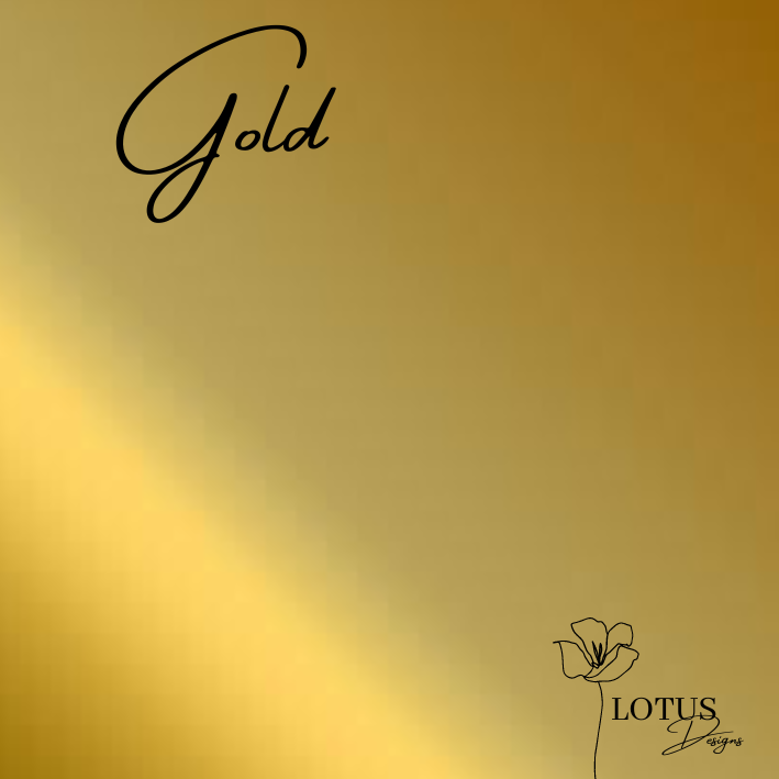 Heat Transfer Vinyl-Gold 25cm x 1m