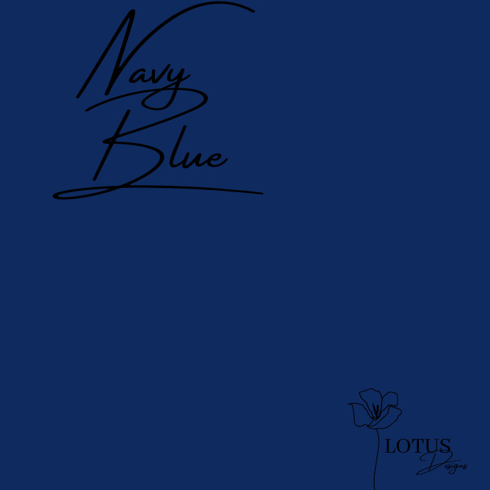 Heat Transfer Vinyl- Navy Blue 25cm x 1m