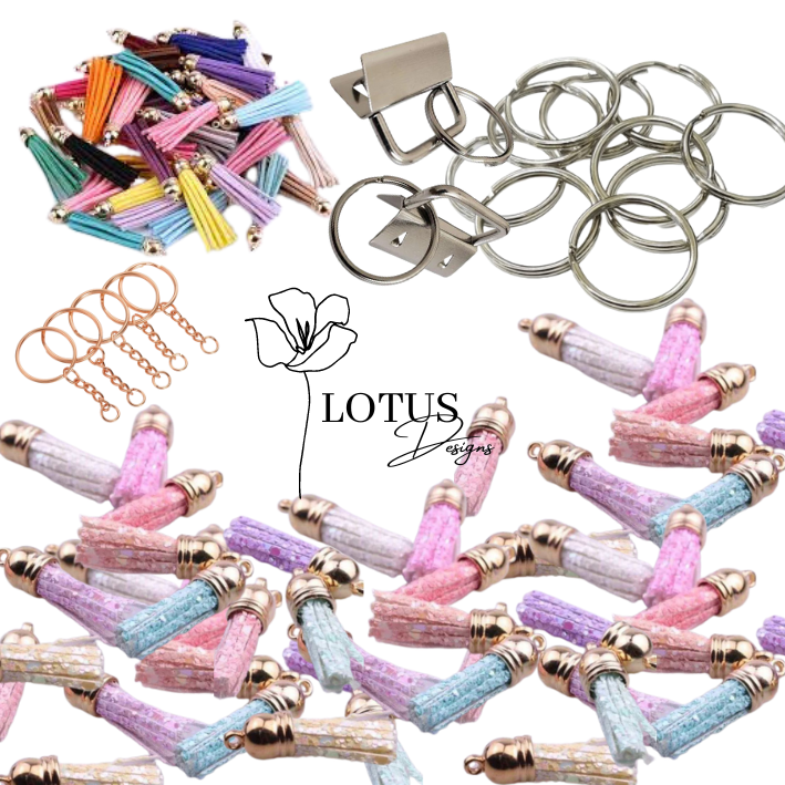 Keychain Hardware & Tassels