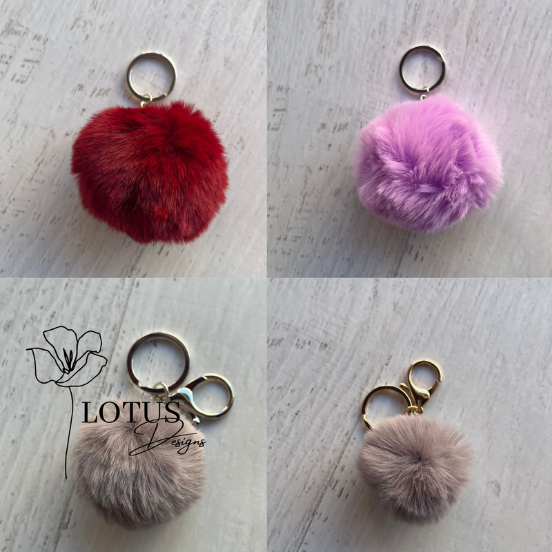 Pompom Keychains