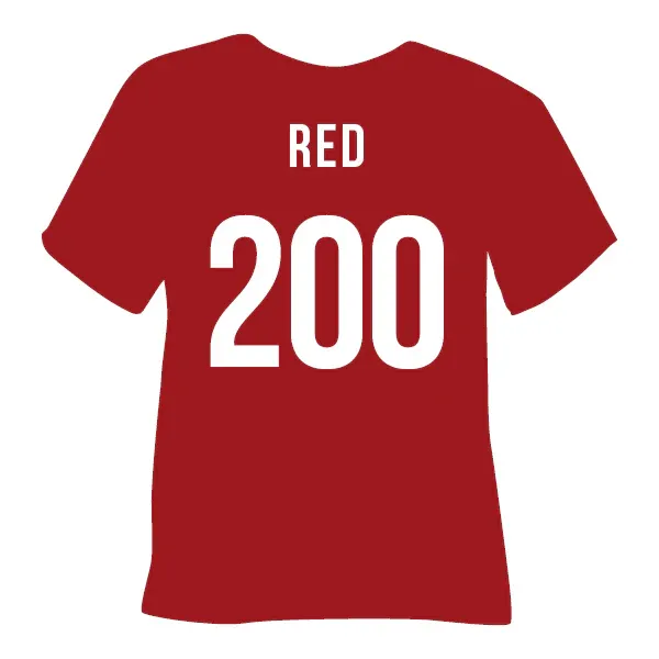 Red Flock Heat Transfer Vinyl 205mm x 1m