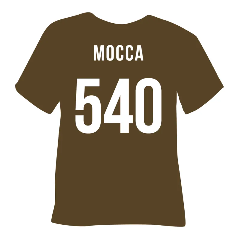 Mocca Flock Heat Transfer Vinyl 205mm x 1m