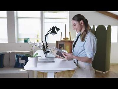 Adjustable Electric Standing Desk with Drawer and Monitor Stand