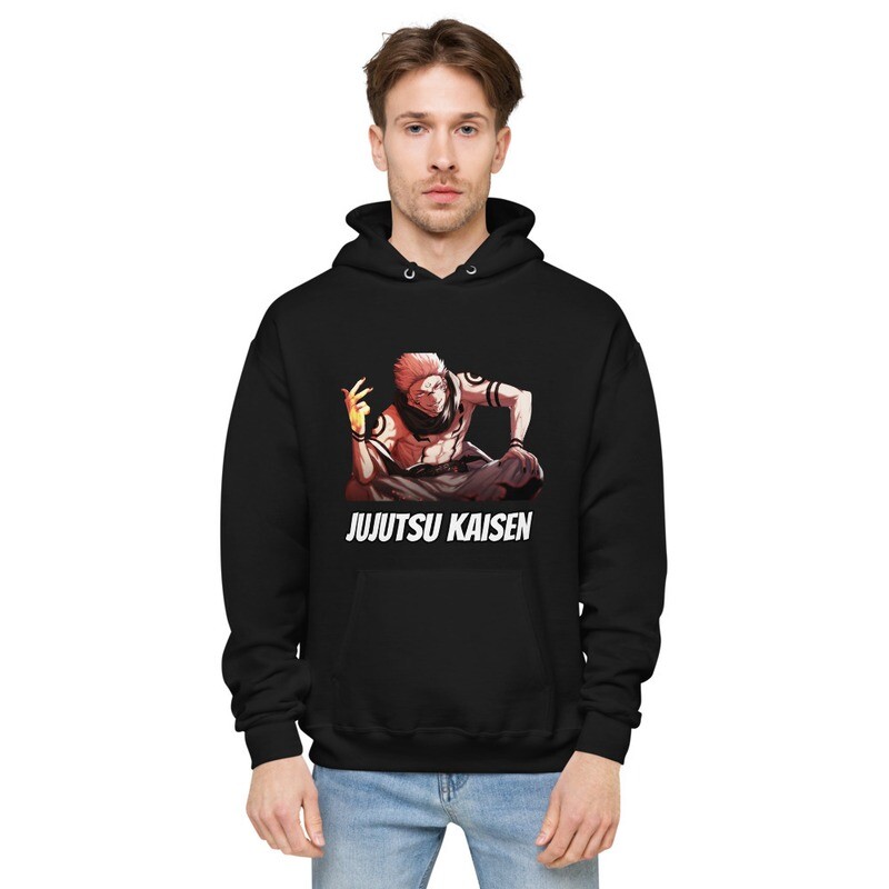 jujutsu kaisen fleece hoodie