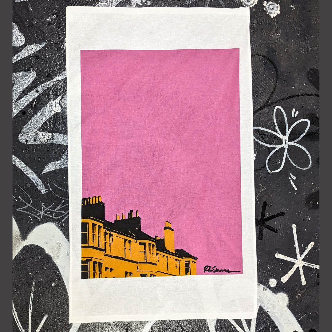 Tenements Tea Towel