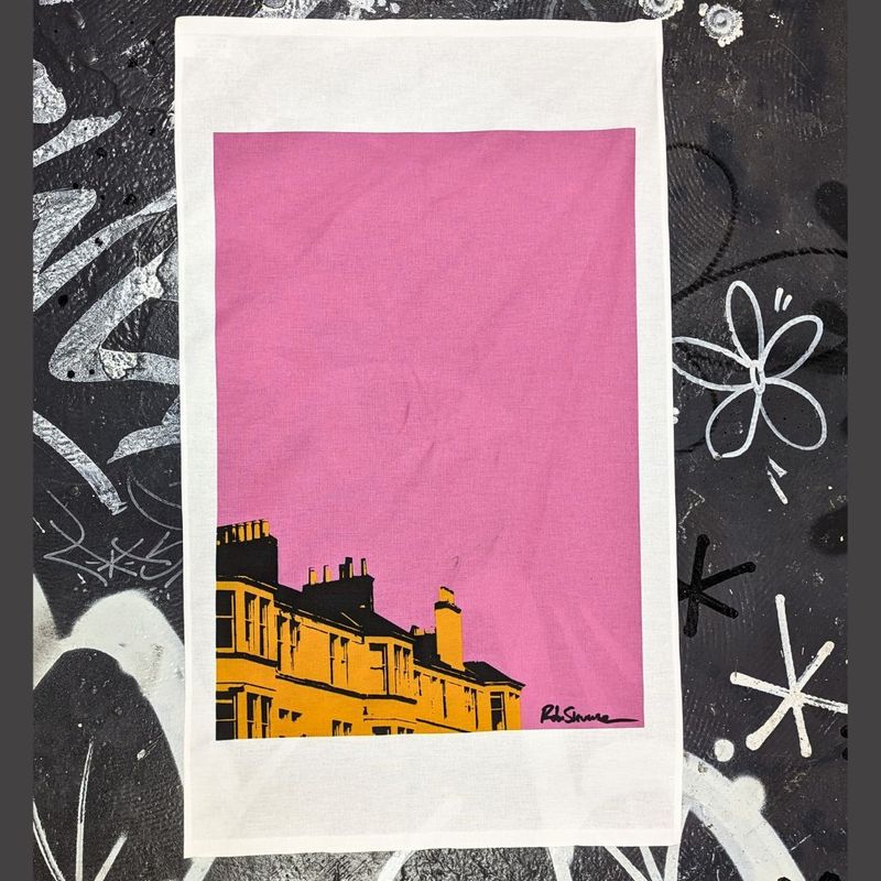 Tenements Tea Towel