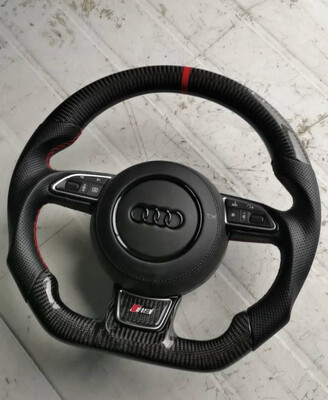 Volante personalizzato Audi in Carbonio A1,A3 8V, A4,S4,A5,S5 pre restyling