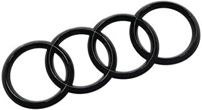 Logo anteriore nero lucido/nero opaco per (A3 8Y 2021-); (TT 2000-2014); (A4 2021-); (A5 2021) 249mm