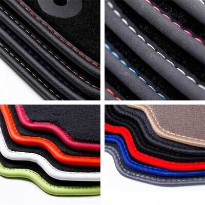 Tappetini personalizzati e ricamati su misura,in velluto pregiato Nylon 650 gr/mq