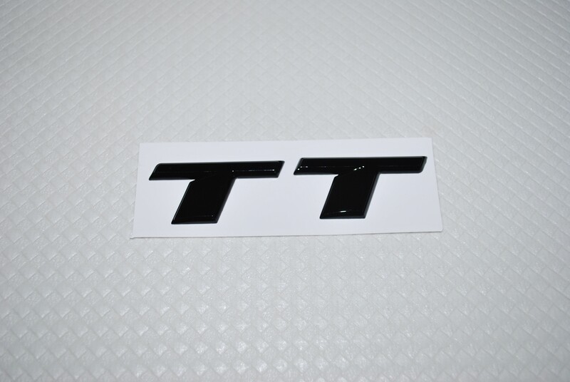 Badge nero lucido Audi TT