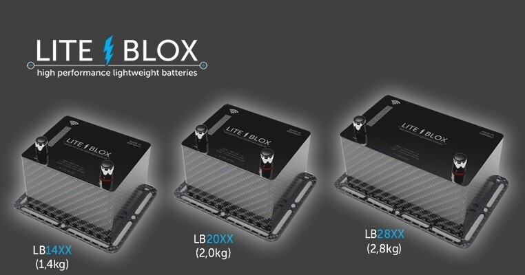 LITE BLOX Batterie auto ultraleggere