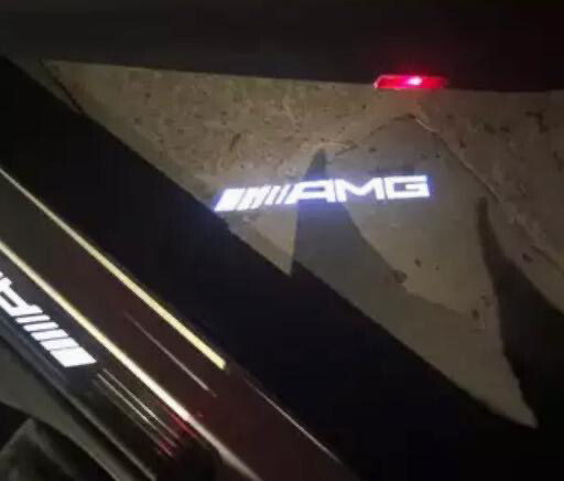 Kit di 2 Luci pozzanghera per Mercedes, proiettore con luce a led