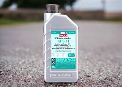 LIQUI MOLY KFS 11 - Antigelo concentrato di alta qualità per circuiti che richiedono liquido di colore BLU. Garantisce una elevata protezione per il circuito del radiatore: auto, moto, camion, nautica