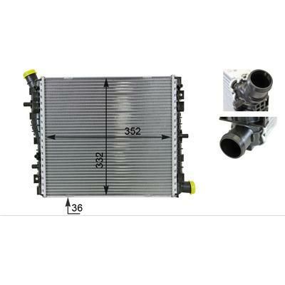 Radiatore del Refrigerante per Audi R8 200x190