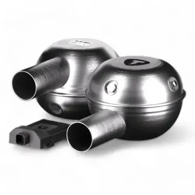 Kit completo Sound Booster Thor con doppio generatore, ideale per auto diesel, benzina ed elettriche, per un suono potente e realistico.

