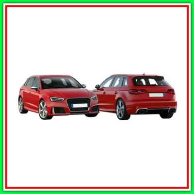 Spoiler centrale paraurti anteriore (grigio) Audi RS3 8v 2016-