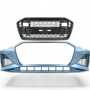 Paraurti anteriore  e griglia versione RS6 per Audi A6 C8 sedan e avant  per veicoli con assistenza parcheggio