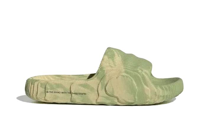 Adidas Adilette 22 Magic Lime St Desert Sand
