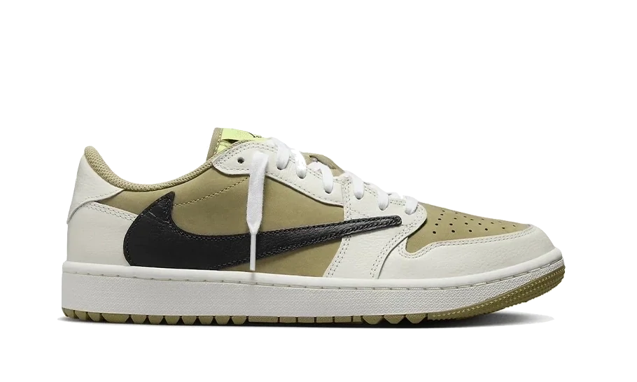 Air Jordan 1 Retro Low Golf Travis Scott Neutral Olive