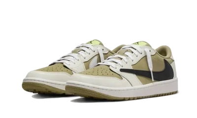 Air Jordan 1 Retro Low Golf Travis Scott Neutral Olive