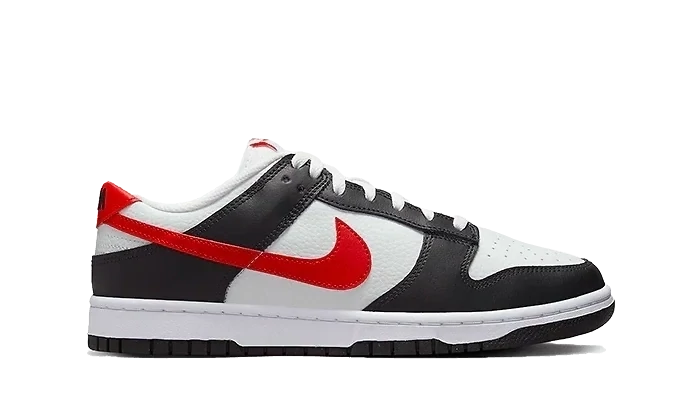 Nike Dunk Low Red Swoosh Panda