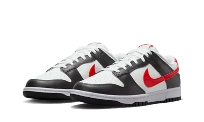 Nike Dunk Low Red Swoosh Panda