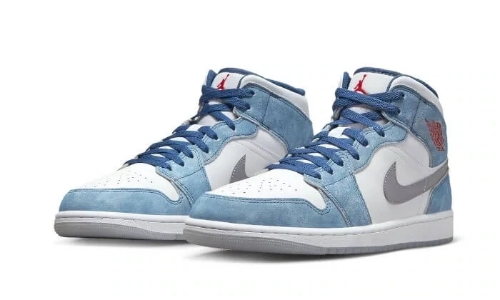 Nike Jordan 1 Mid French Blue Light Steel